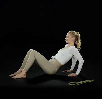 Pilates workout tile