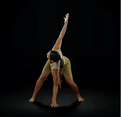 Yoga workout tile