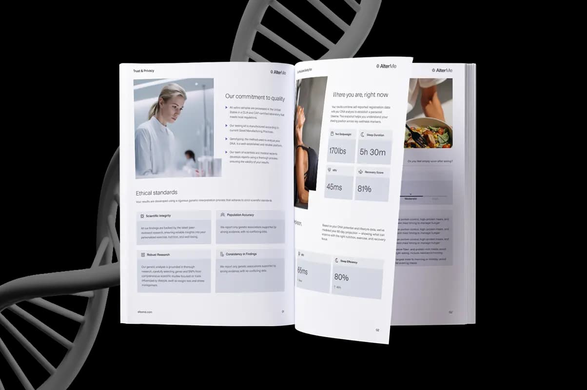 Woman with bands, AlterMe App, silver ring