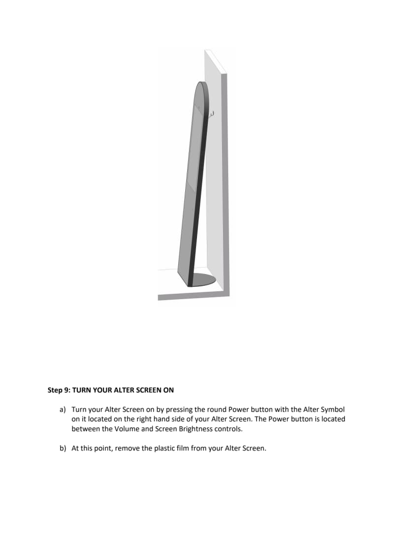 screen setup instruction page 10