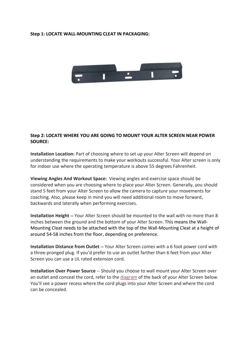 screen setup instruction page 13