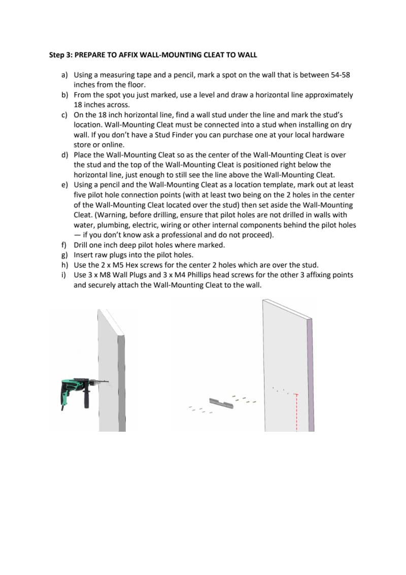 screen setup instruction page 14