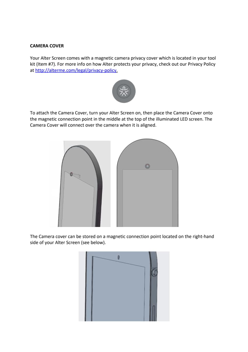 screen setup instruction page 18