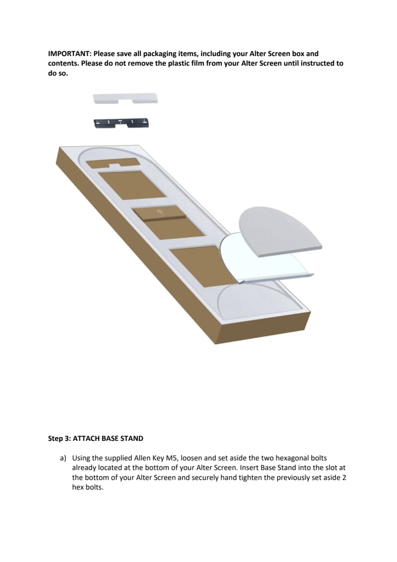 screen setup instruction page 4