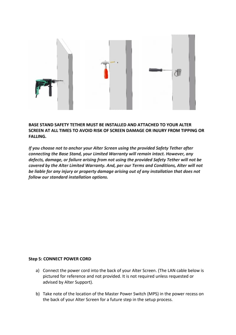 screen setup instruction page 6