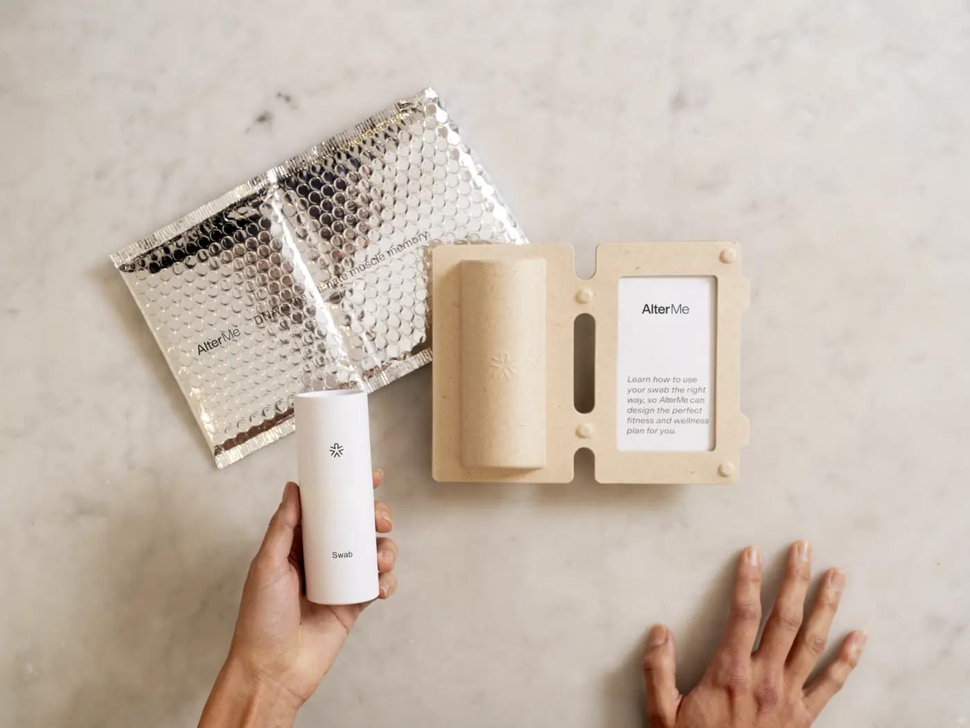 AlterMe's DNA swab kit